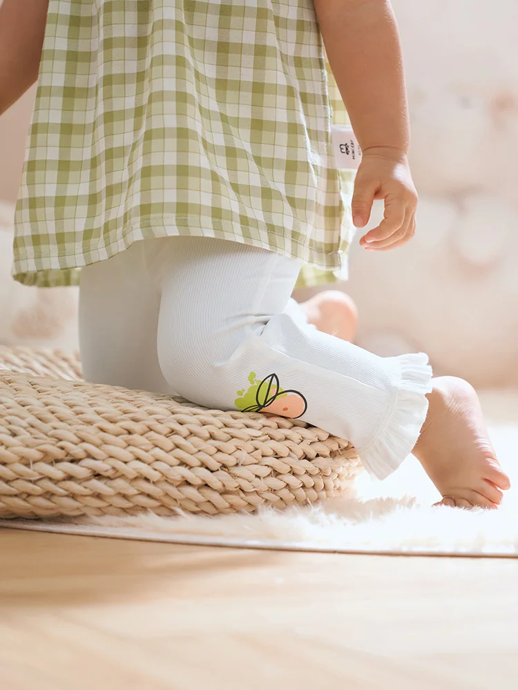 

New Baby Girls Leggings Loose Pants Spring Autumn Kids Girl Pants Fashion Cartoon Pattern Trousers Children's Pants 6m-5y
