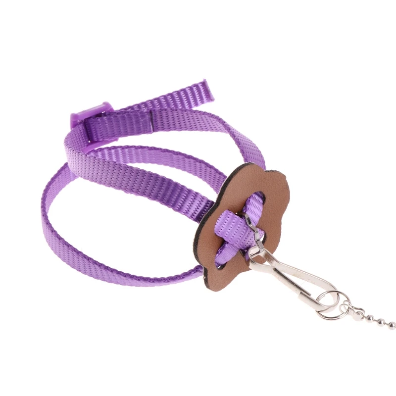 

Parrot Bird Leash Outdoor Adjustable Harness Training Rope Anti Bite Flying Band 23GB