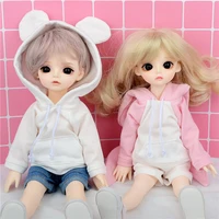 new cute 16 bjd doll clothes long sleeve sweatshirt hat for our generation 16 girl toy bjd doll clothes dolls accessories