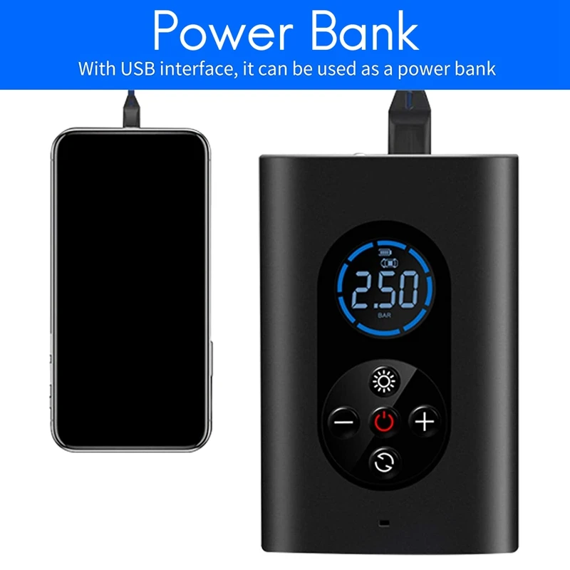 Precio Inflador De Neumáticos Portátil Para Coche, Bomba De Compresor De Aire Con Pantalla Digital, Luz LED, DC12V, 150PSI