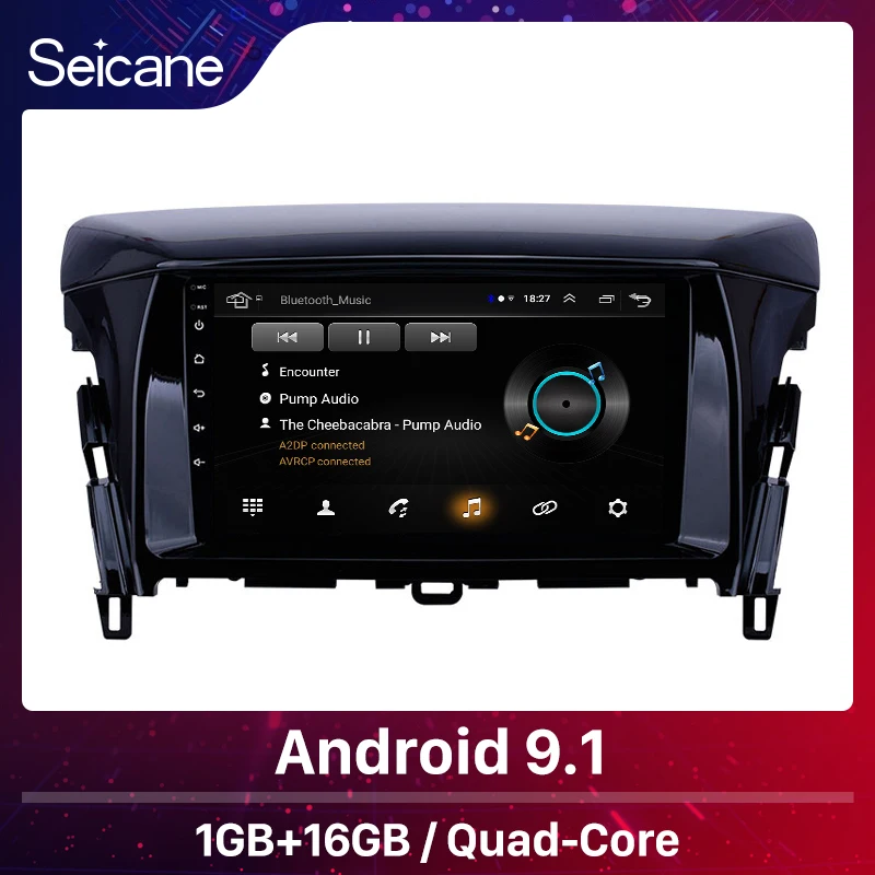 Seicane GPS Автомобильный мультимедийный 9 дюймов Android 1 Авто Аудио для Mitsubishi Eclipse 2018 с