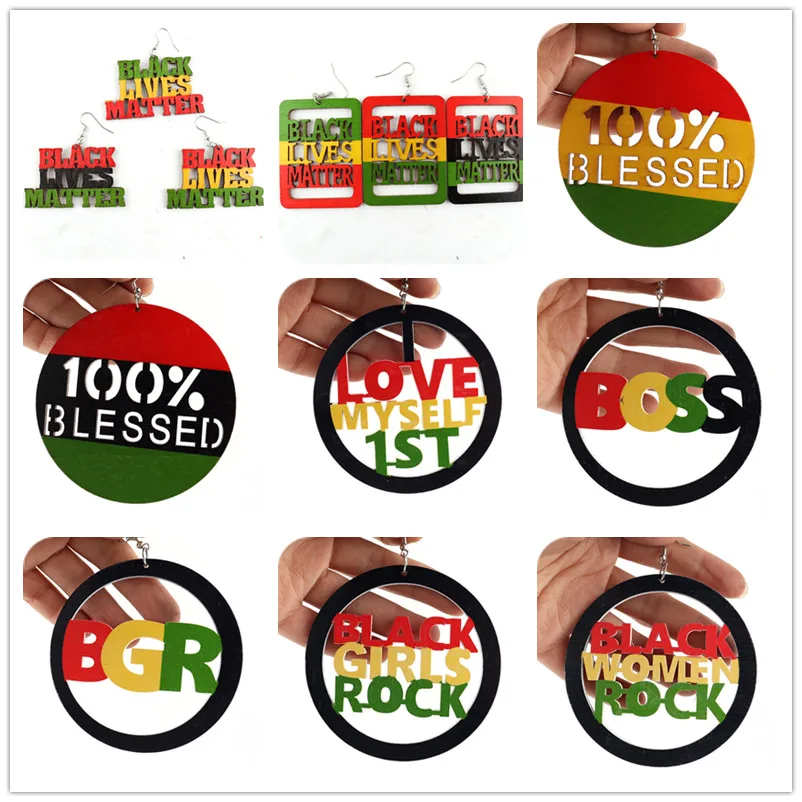 Бесплатная доставка! Небольшой запас!! Оптовая продажа дешевые деревянные серьги