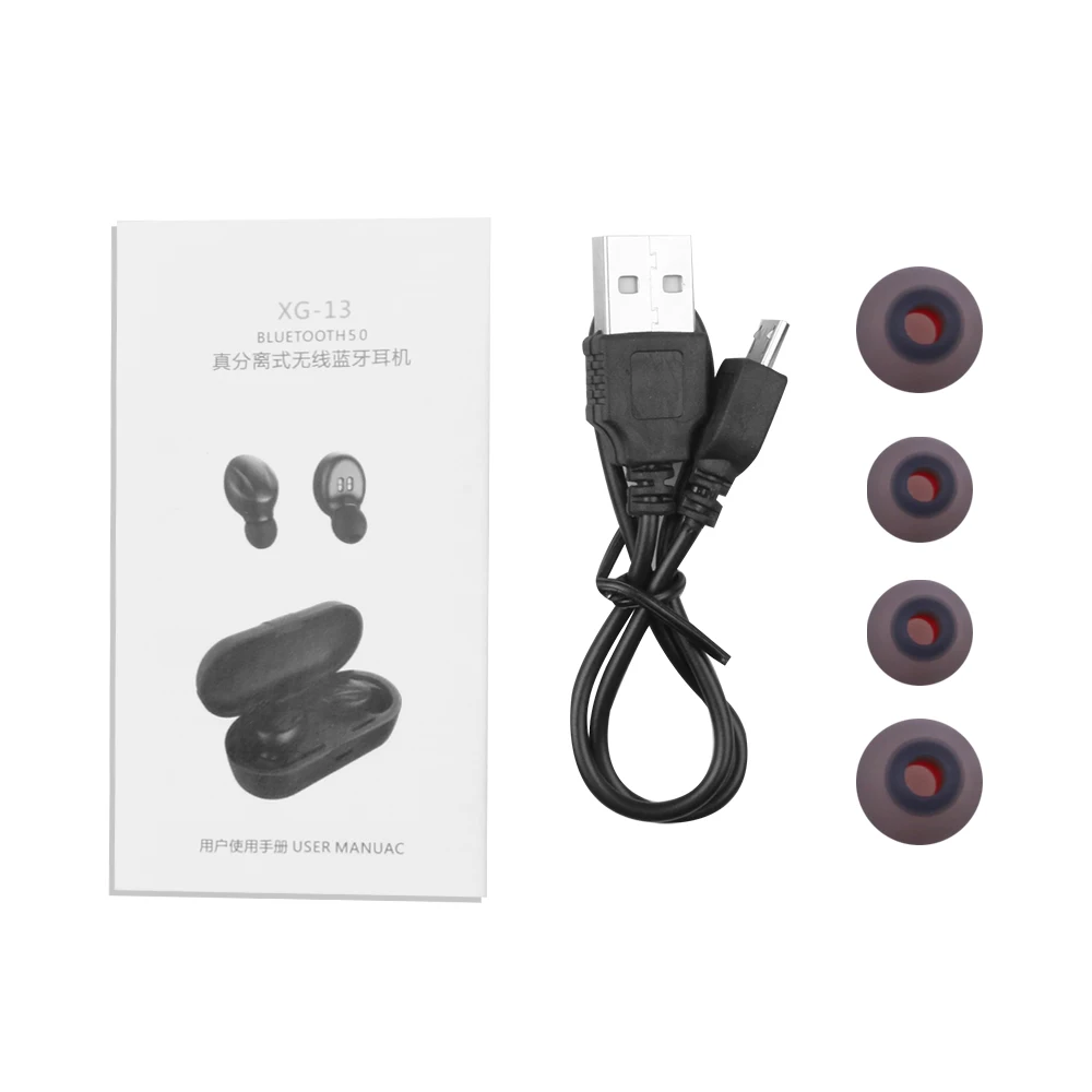 Беспроводные мини наушники XG13 TWS Bluetooth 5 0 портативные стереонаушники вкладыши