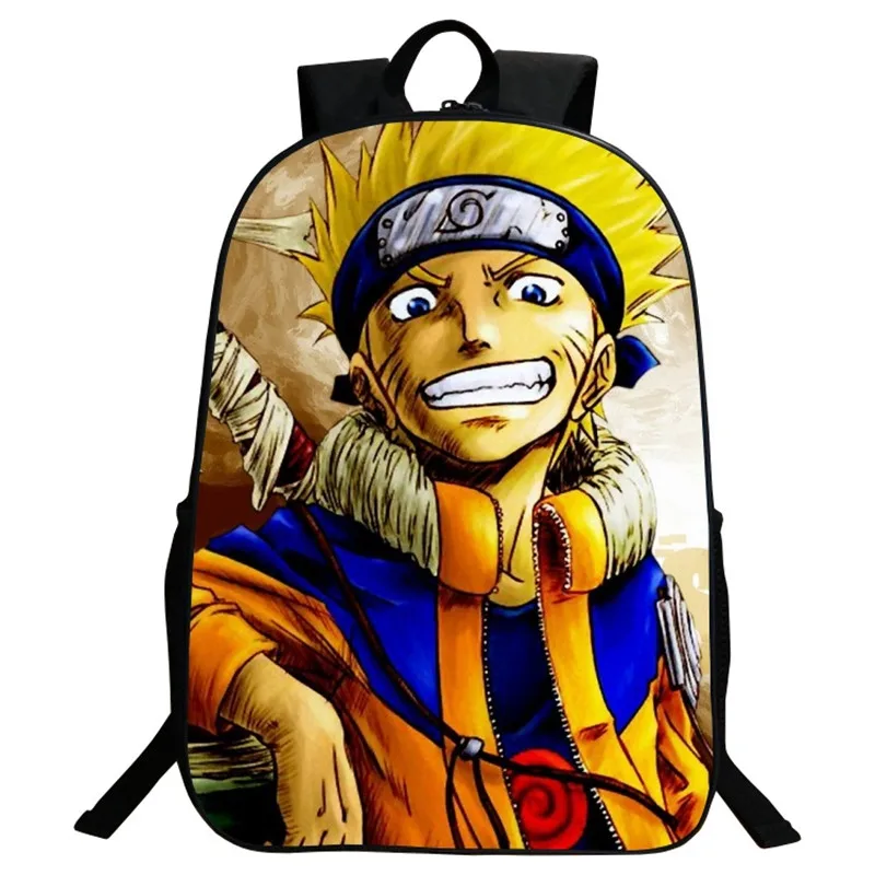 Japanese Anime Naruto Mochilas Escolares Students Backpacks DIY Printing Cool School Children Bags For Boys Kids Men Book Bag | Багаж и