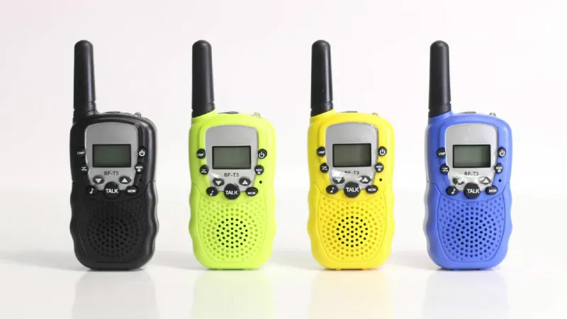 2Pcs OPPXUN T388 Kids Mini Walkie Talkie Children 22CH 0.5W Portable Ham Radio Station Cb UHF Headset Transceiver Christmas Gift