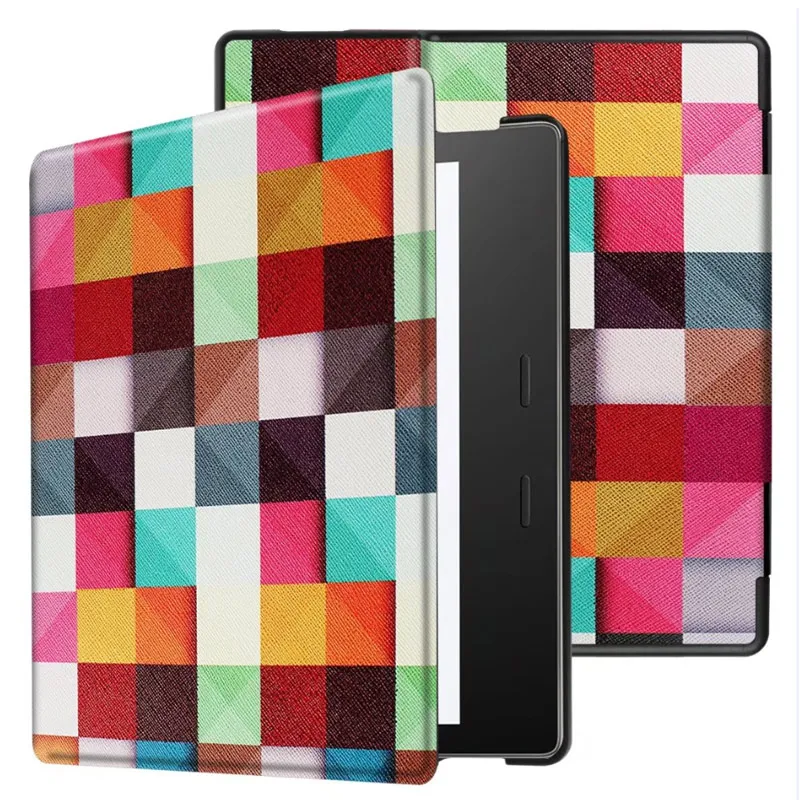 Tetris Автоматический чехол для сна/пробуждения для " Kindle Oasis 2/3( и релиз) читалка для Amazon Kindle Oasis 3 Магнитный чехол - Цвет: Tetris