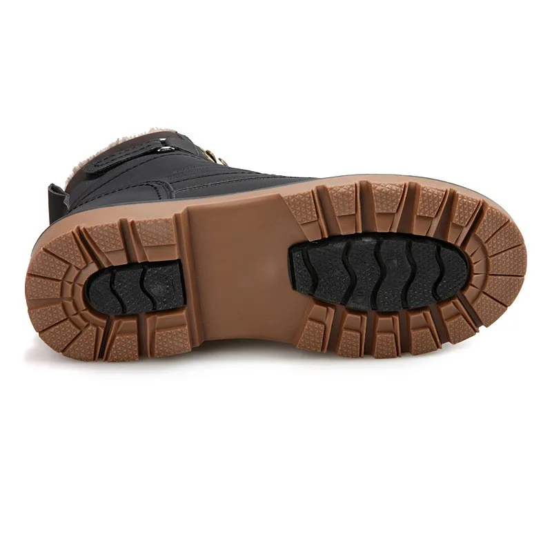 

2020 Winter Fur Warm Male Boots For Men Casual Shoes Work Adult Quality Walking Rubber Brand Safety Footwear Sneakers 39-46