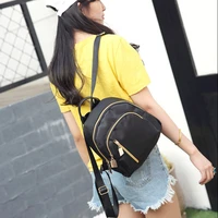 womens mini backpack zipper pu leather for girls school multi function small bagpack fashion ladies casual daypack rucksack