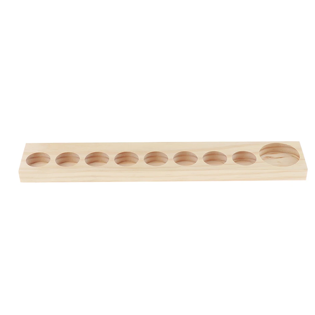 

9 Slots Wooden Essential Oil Carrying Shockproof Organizer Travel Aromatherapy