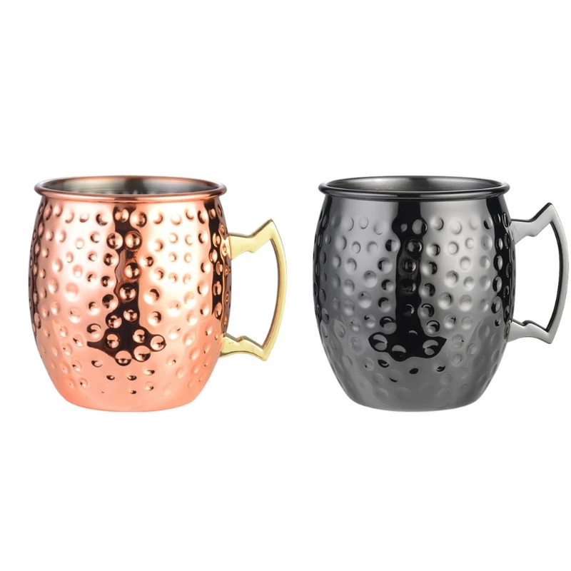 

Московская мюла, кружка 530 мл, кофейная чашка из нержавеющей стали для пива, коктейля, аксессуары для бара, товары для кухвечерние