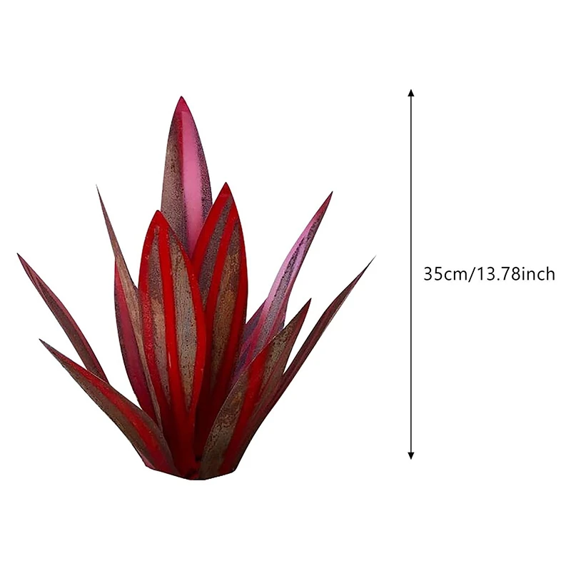 

Agave Country Sculpture Garden Courtyard Art, DIY Metal Agave Plant Home Decoration, Suitable for Outdoor Courtyard