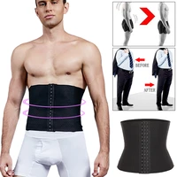 men waist trainer belt workout for body weight loss fitness fat burner trimmer band back support mens shapers