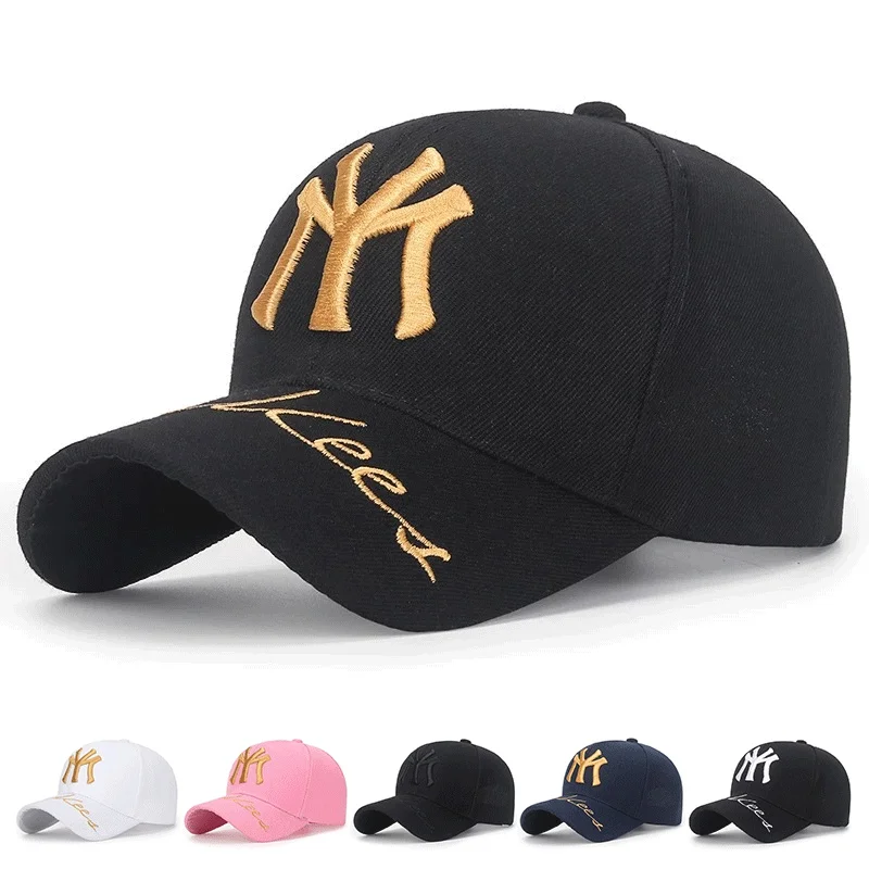 

New Spring Summer Letter Embroidery Baseball Cap for Men Wild Sun Hats Fashion Outdoor Golf Caps Cotton Casual Trucker Hats