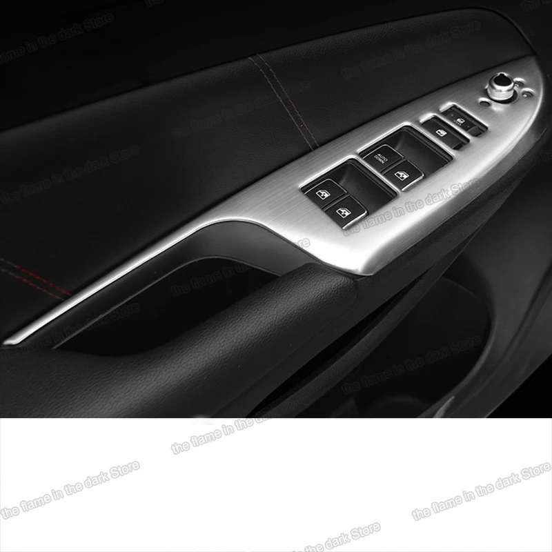 Lsrtw2017 панель управления окном автомобиля планка для changan cs75 2013 2014 2015 2016 2017 серебро
