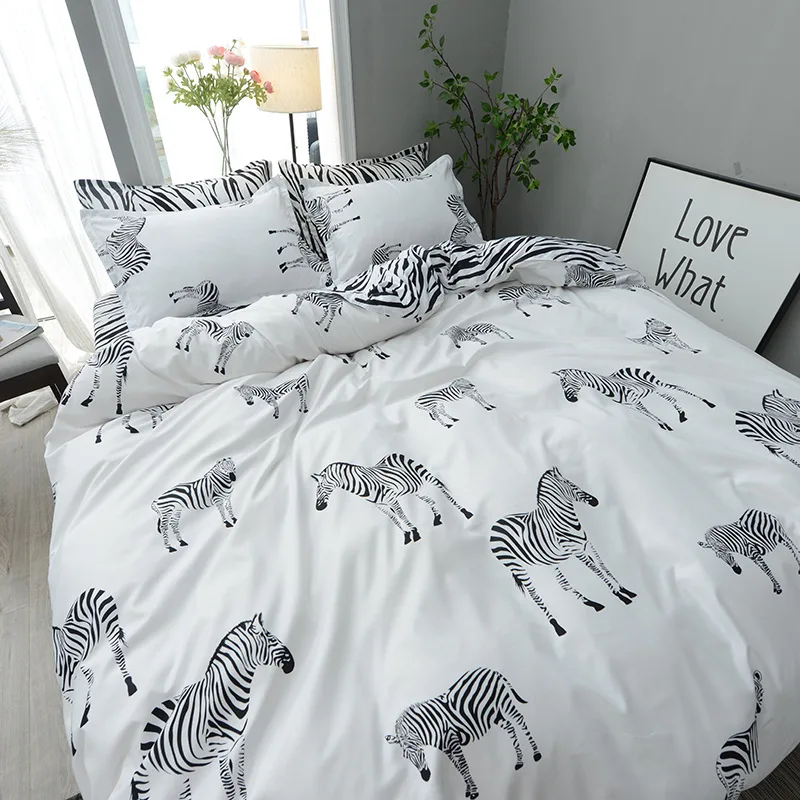 Простое розовое одеяло комплекты постельного белья пара пододеяльников