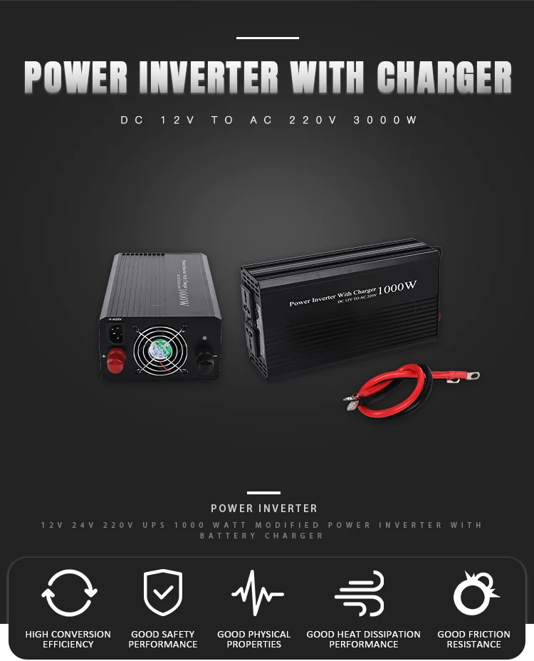 

DC AC Power Pure Sine Wave Converter Inverter 12volt 24V to 110V 220 V 12V 220V 50HZ 60HZ 3000 W USB