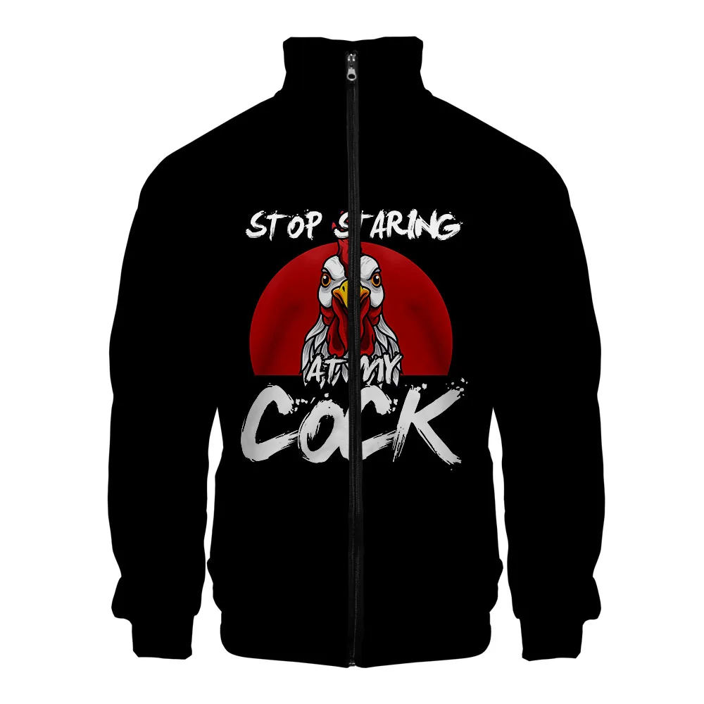 

Модное мужское пальто 2021, модная куртка на молнии Dock My Rooster, мужская и женская модная куртка на молнии в стиле хип-хоп, уличная одежда