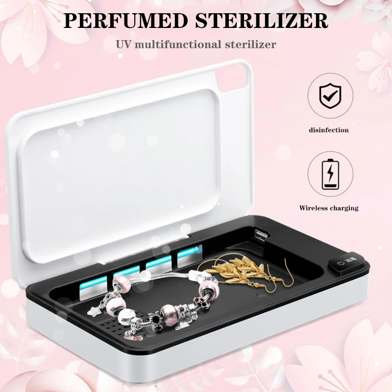 2021 4 In1 телефон Зарядное устройство УФ смартфон стерилизатор маски UV светильник