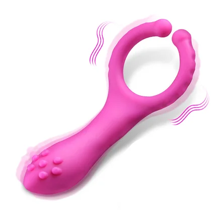 Вибратор для стимуляции точки G Candiway силиконовый вибратор с клипсой сосков