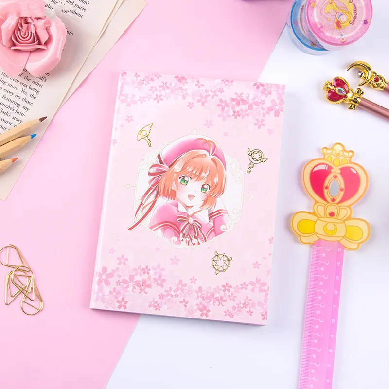 Сейлор Мун Косплей тетрадь карта Captor Sakura журнал для записей печатная бумага Мультфильм Креативный кабинет блокноты канцелярские товары подарок