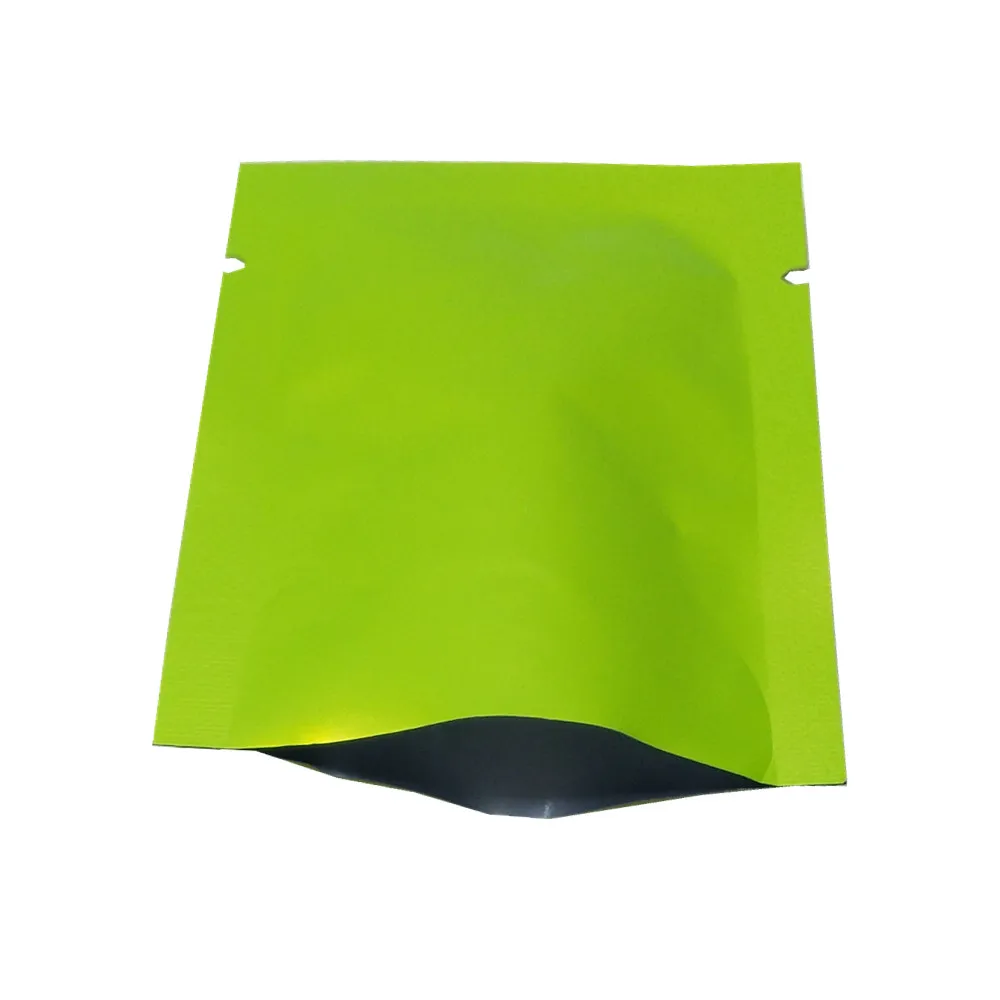 100 шт. вакуумный упаковочный пакет из алюминиевой фольги с открытым верхом и