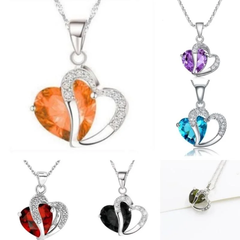 10 цветов для женщин лучший друг Любовь Сердце Длинная цепочка ожерелье хорошее и