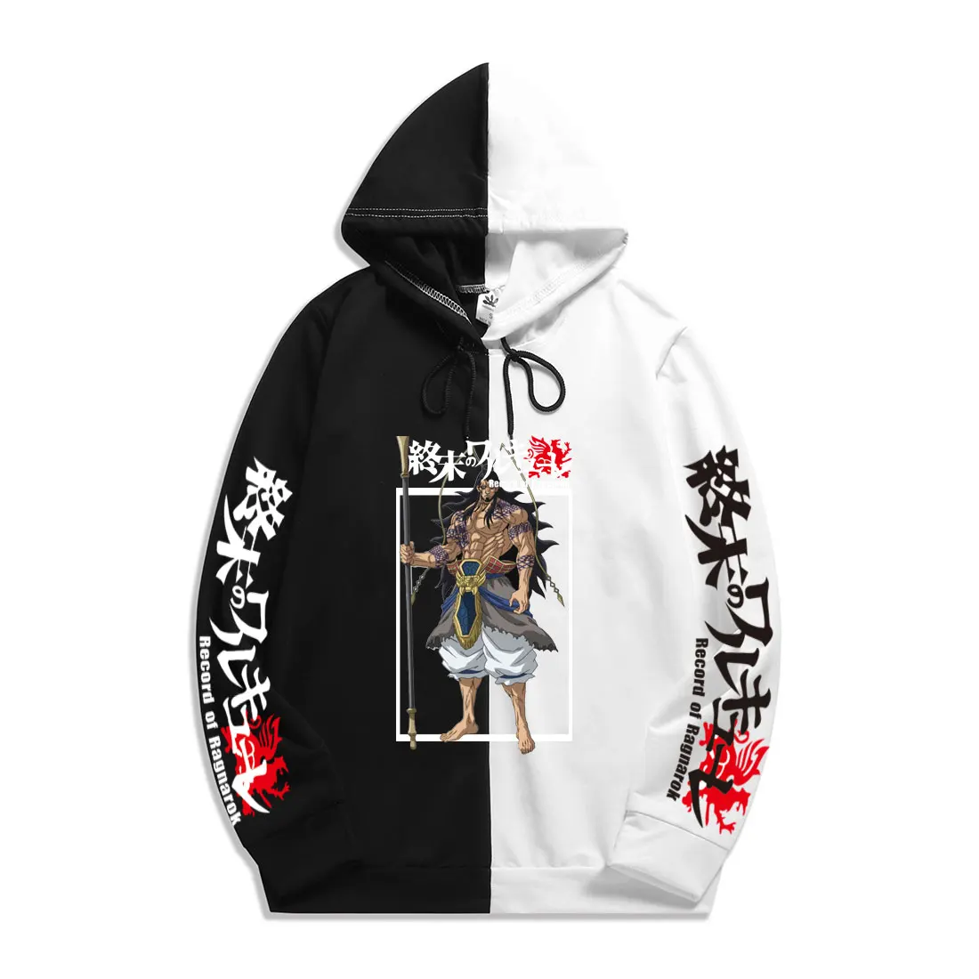 

2021 summer fashion Record of Ragnarok printed patchwork Hoodie fashion trend Pullover Hoodie Street sportswear