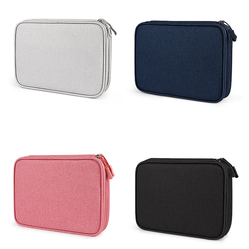

Portable Cable Digital Storage Bags Organizer USB Gadgets Wires Charger Power Battery Zipper Cosmetic Bag Case Accessories Item