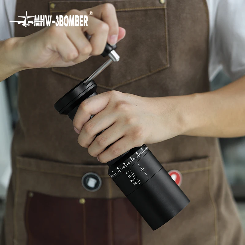 MHW-3BOMBER-molinillo Manual Voyager de 40g de capacidad, m&aacute;quina de molienda de granos de caf&eacute; por goteo de alta calidad, herramientas Barista-3