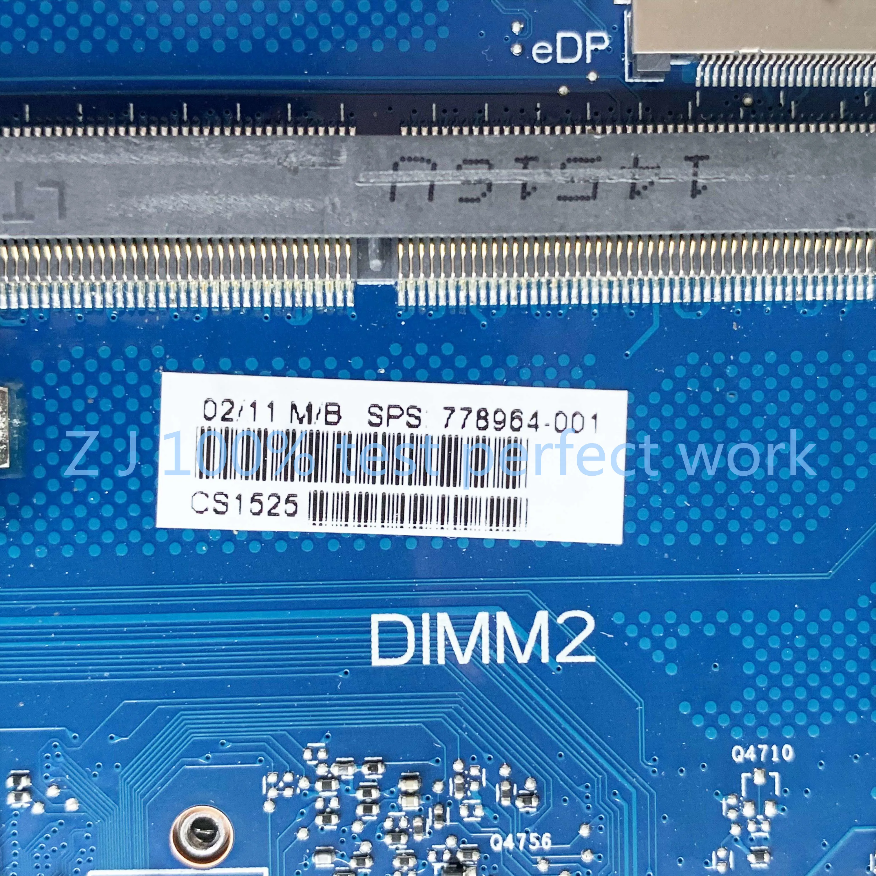 Материнская плата для ноутбука Hp EliteBook 840 G1 850 с процессором SR1EE i5-4310u 778964-001 778964-601