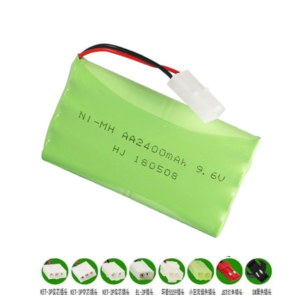 9 6 V 2400mah Ni MH батарея + v зарядное устройство для Rc игрушечного автомобиля лодки