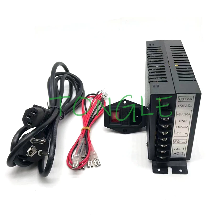 

Jamma 5V/10A Arcade Switch Power Supply Set 12V/5A Power Cord ON/OFF Switch for Pandora's Box Console Jamma Arcade Games Machine