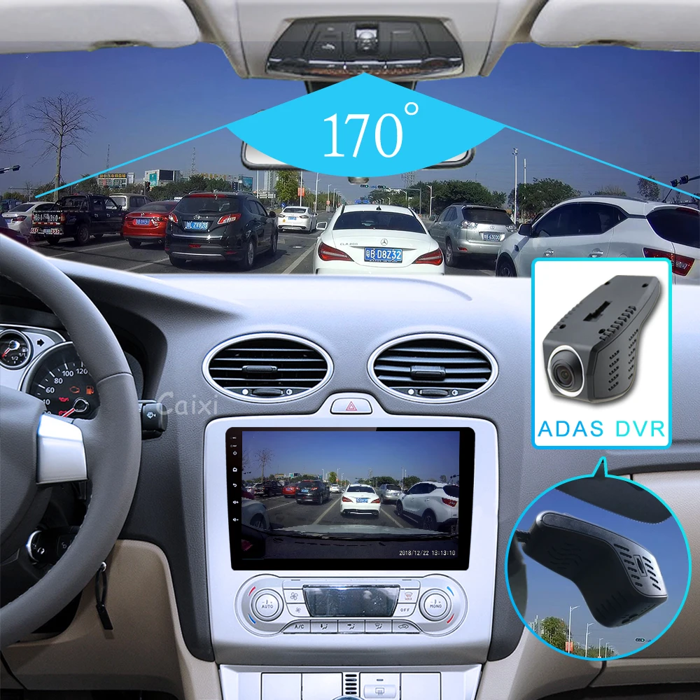 Автомобильный мультимедийный плеер CAIXI 9 дюймов Android 8 1 2Din радио Gps для Ford Focus Exi AT 2DIN