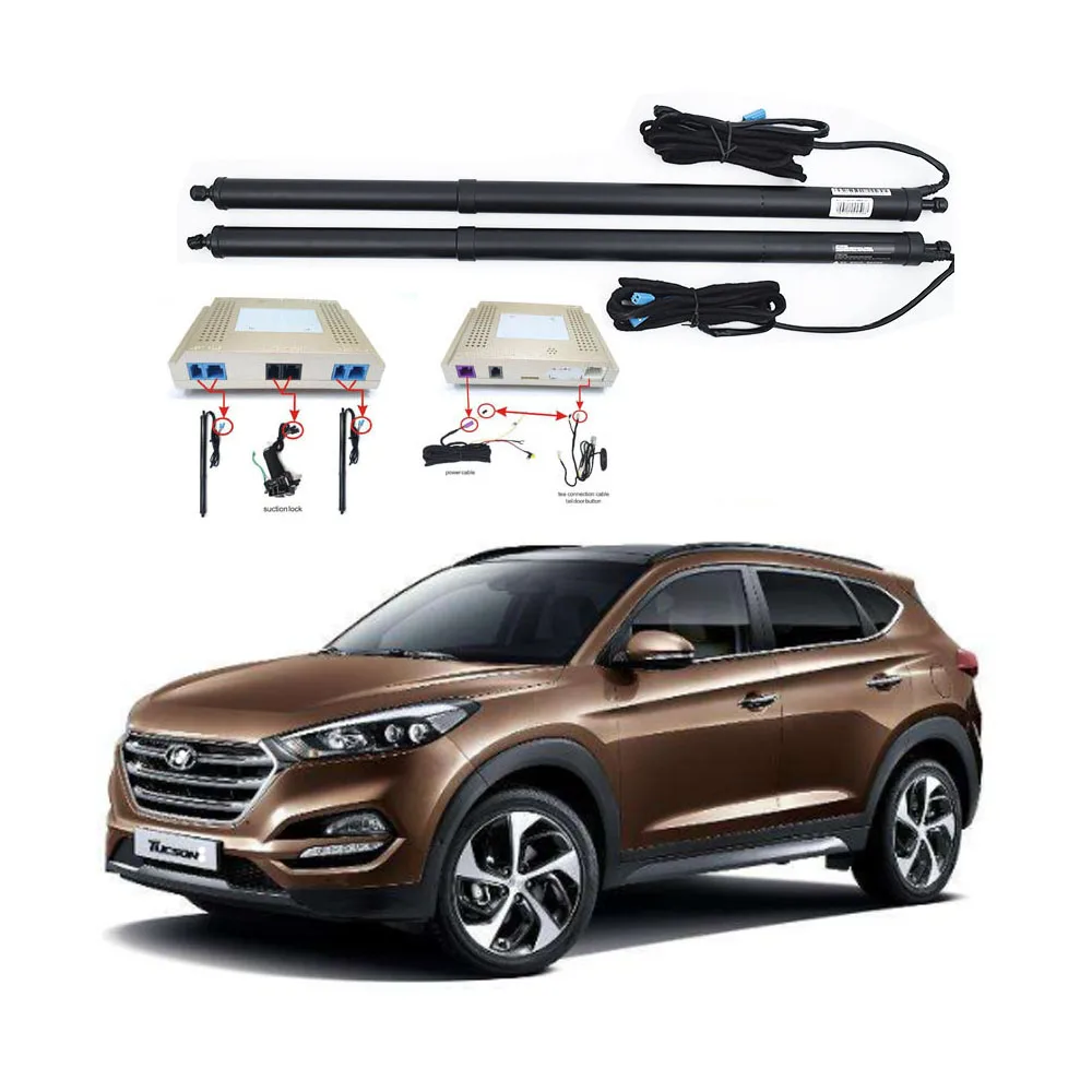 Новая электрическая задняя дверь переоборудована для hyundai TUCSON- Хвостовая коробка Интеллектуальная электрическая задняя дверь мощность для подъема багажника замок