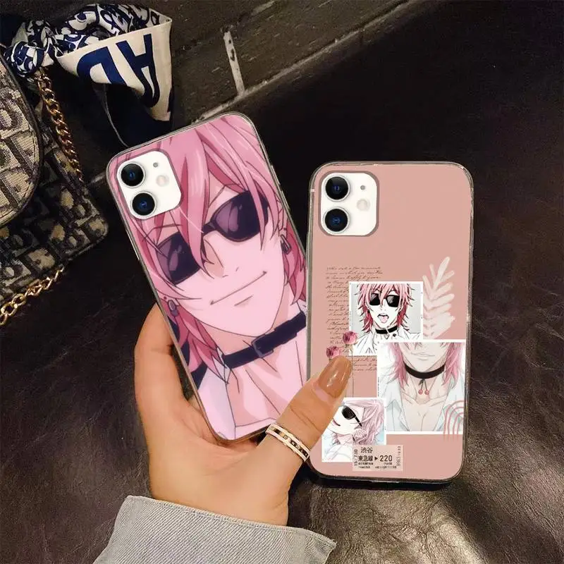 

Anime Yarichin Bitch Club Phone Case For Iphone 5 SE 2020 6 6s 7 8 plus X Xr XS 11 12 Mini Pro Max Transparent Fundas Cover