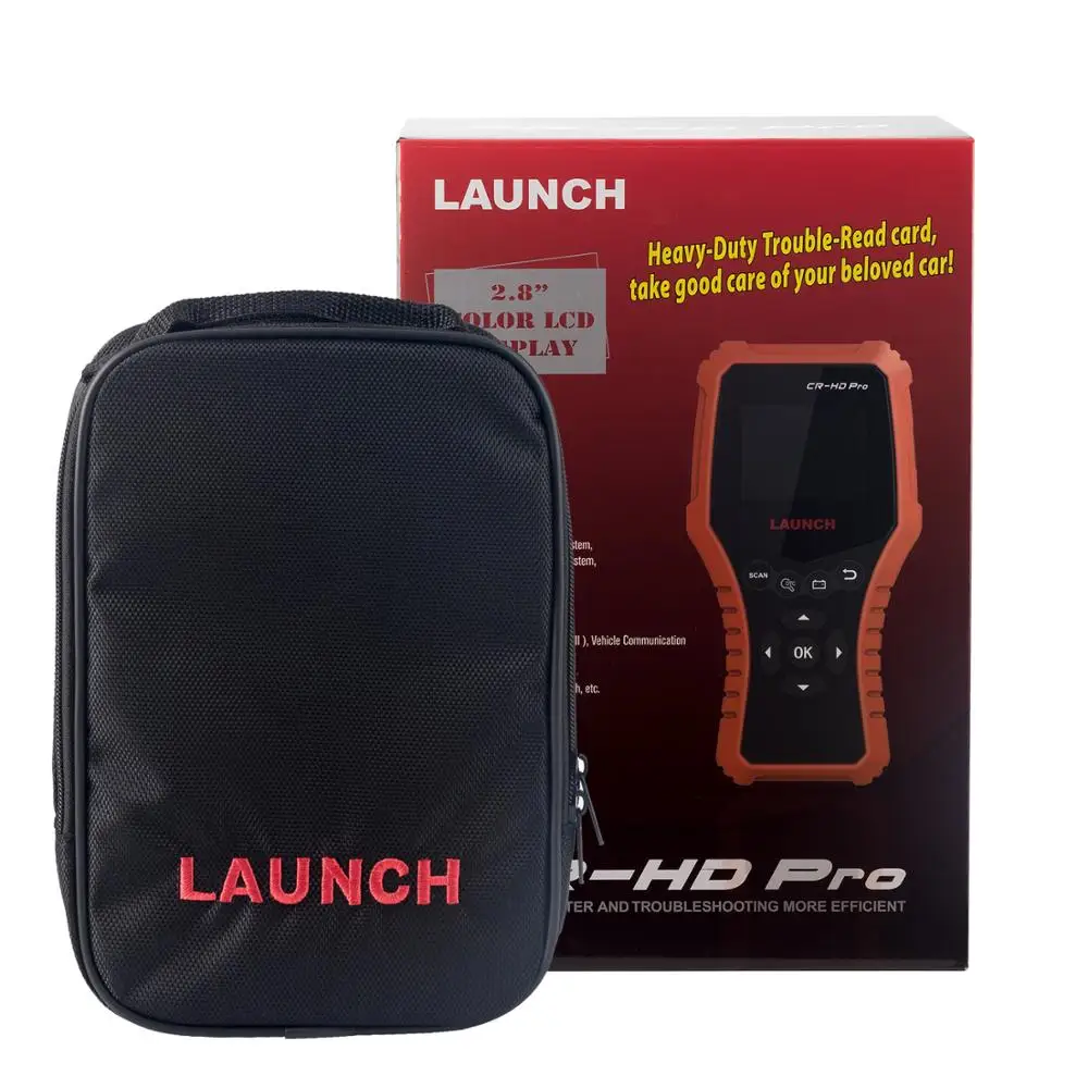 

LAUNCH X431 CR-HD Pro 12v car 24v truck diangnostic tool full obd2 code reader Scanner battery voltage test pk CR3001 CR3008
