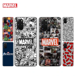 Прозрачный чехол для телефона с логотипом Marvel «мстители» для Samsung S20 FE A91 A81 A72 A71 A52 A51 A42 A41 A32 A31 A21 A12 Lite