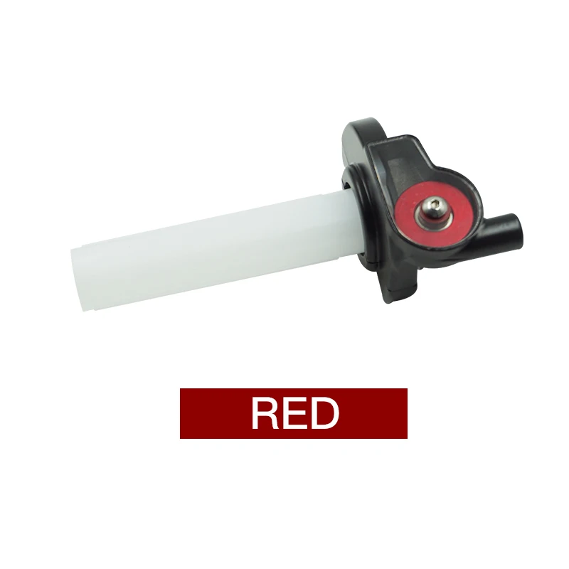 Red Рукоятка для мотогонок, быстрый поворот газа, дроссельная заслонка, грязь, велосипед ямы, для мотокросса, 7/8 дюймов, 22 мм, руль, рукоятки для KTM CRF Honda - Цвет: Red