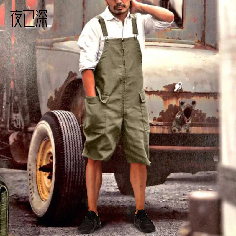 

Брюки-карго мужские однотонные, повседневные штаны на все сезоны, нагрудники, уличная одежда, брюки-карго