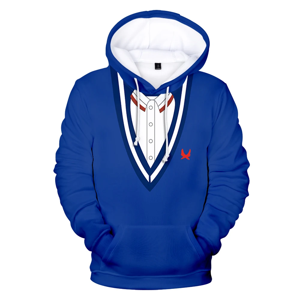 

Autumn Anime WONDER EGG PRIORITY 3D Hoodies Men Sweatshirt Women Pullovers Hip Hop Hooded Casual Boys Girls Blue Cosplay Outfits