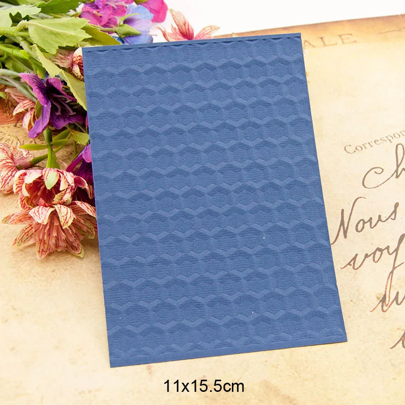 3D тиснение папка сотовая Скрапбукинг пластиковые тисненые папки для