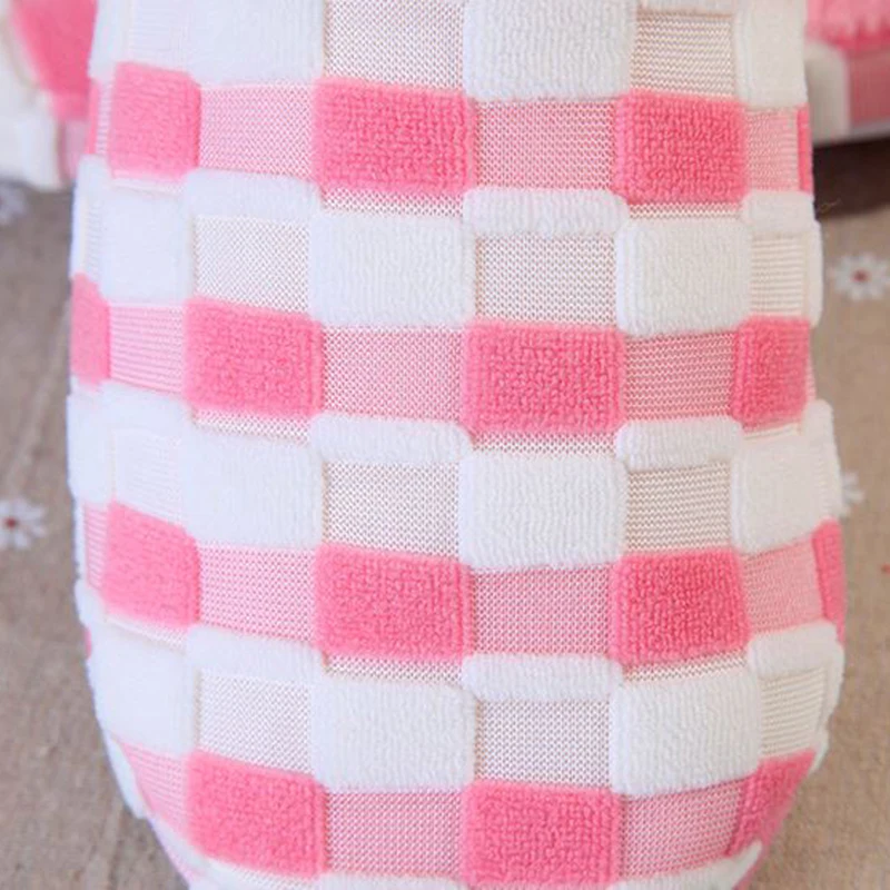 Сезон весна зима Теплые плюшевые тапочки Мужская и женская обувь на плоской