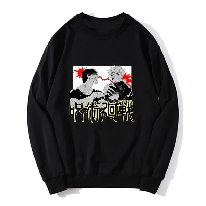 

Jujutsu Kaisen Print Casual Simple Hoodie Unisex Men Fleece Hoodies Sweater Sweatshirt Streetwear