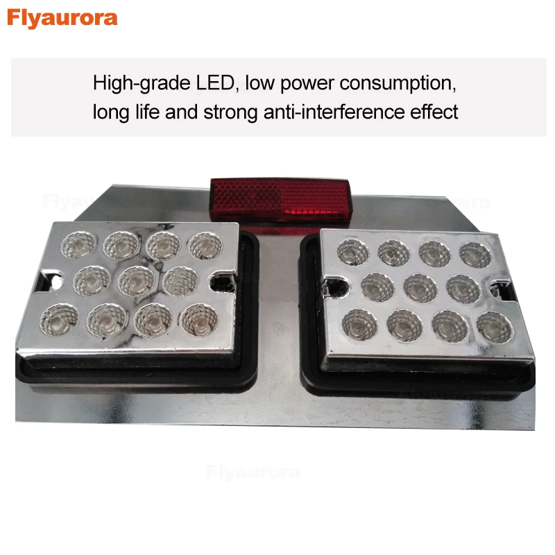 2 шт. Автомобильный светодиодный прицеп грузовик тормозной светильник 24V