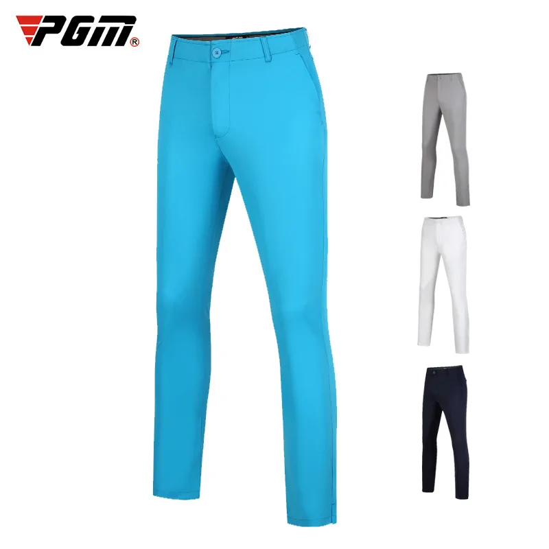 PGM Golf Pants Men's Summer Lightweight Elastic Sports Golf Trousers Elastic Waist Thin Comfortable Breathable Sportswear