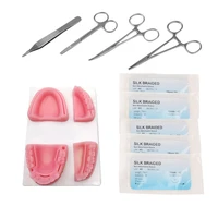 practice kit oral modeltraining instrument kit with selica gel for students oral suture training
