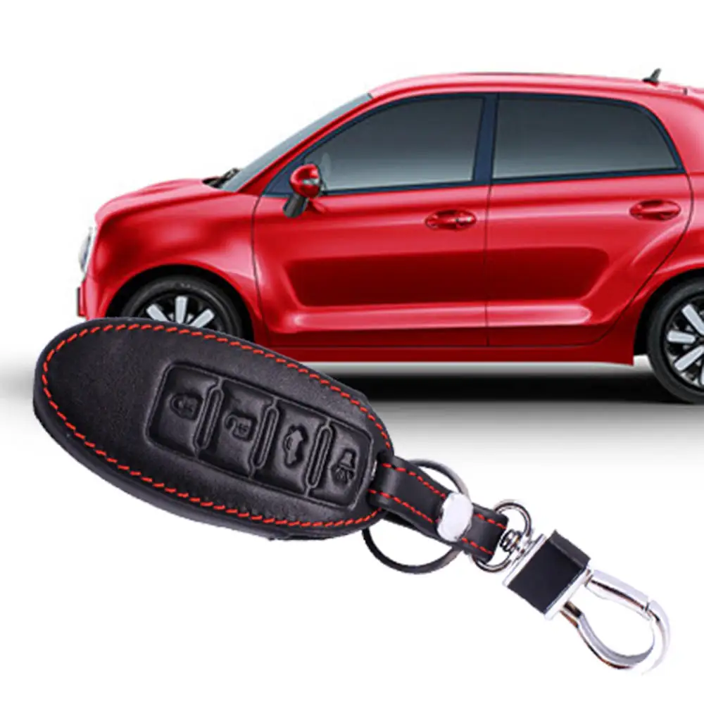 4 Button Leather Case Key fob for Nissan Altima Maxima GTR Remote Smart Cover Car For | Автомобили и мотоциклы