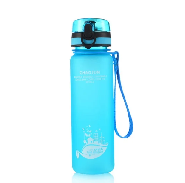 Blue Тритан бутылка для воды подарок не содержит БФА; напитки Бутылка герметичный Спорт Путешествия Протеин шейкер на открытом воздухе моя бутылка для питьевой воды - Цвет: Blue