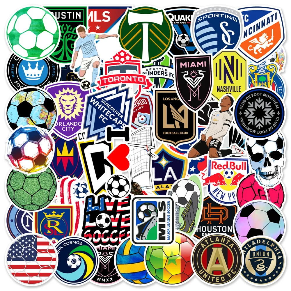 

10/50Pcs/lot American Football Sports Series Graffiti Stickers Luggage Refrigerator Water Cup Skateboard Car Stickers Wholesale
