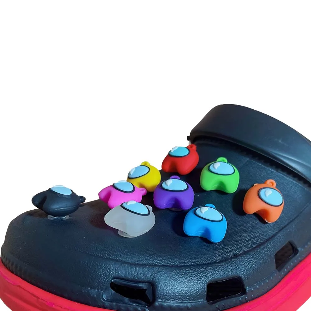 

1 шт. в наборе украшения для обуви Новинка Симпатичный ПВХ 3D среди нас аксессуары для обуви Croc очаровательные украшения Jibz для детей подарок